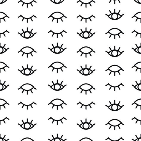 eyes vector pattern  stock photo  sara  stockvaultnet