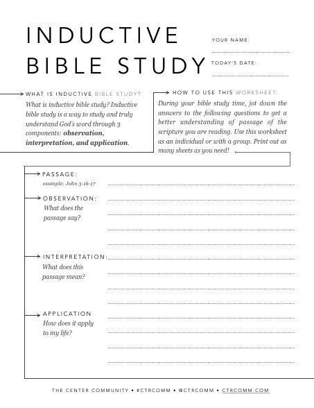 bible worksheets  teens bible study worksheet inductive bible