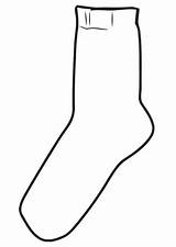 Colorare Kous Kleding Calza Socks Socke Malvorlage Calcetines Malvorlagen Calcetin Animaatjes Edupics Disegni Große Syndrome sketch template