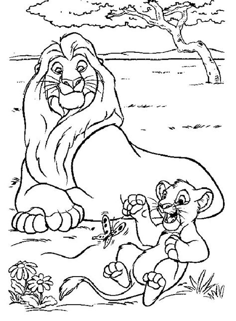 lion king coloring pages