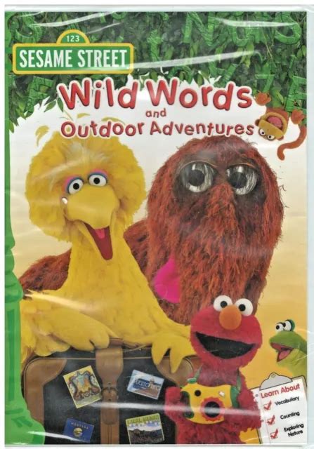 sesame street wild words  outdoor adventures dvd   picclick