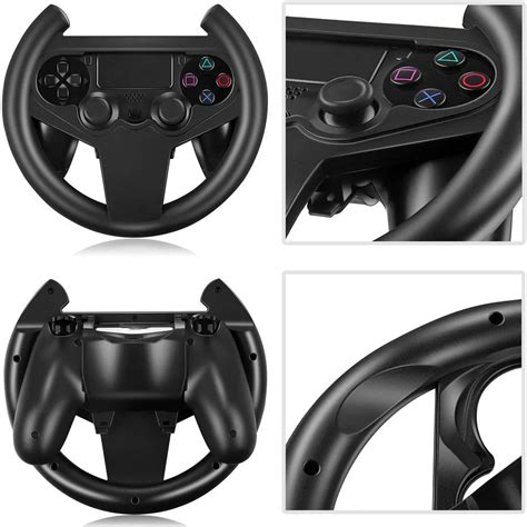 racing steering wheel  ps game car driving gaming handle fit ps controller  ebay