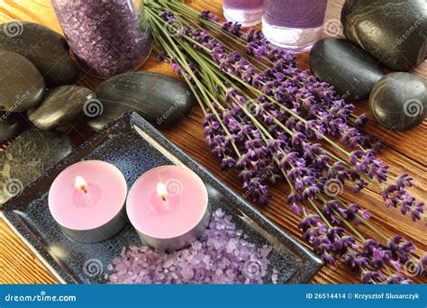 lavender spa stock photo image  aroma relax composition