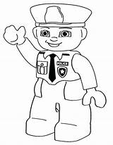 Uniform Police Coloring Pages Getcolorings Color sketch template
