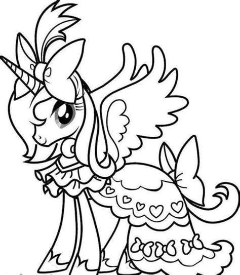pretty winged unicorn coloring page  printable coloring pages
