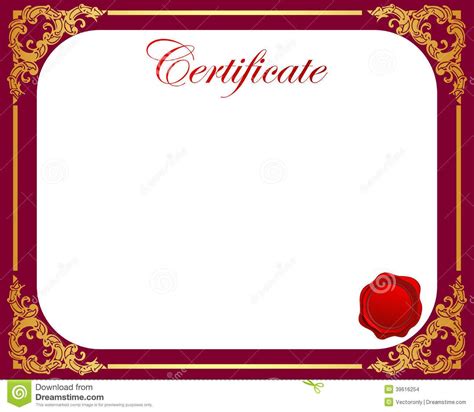 formal border design certificate