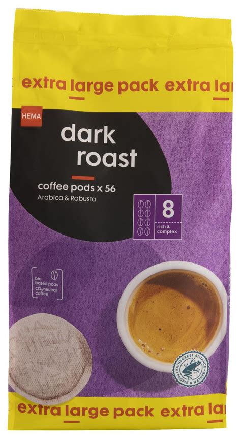 koffiepads dark roast  stuks hema