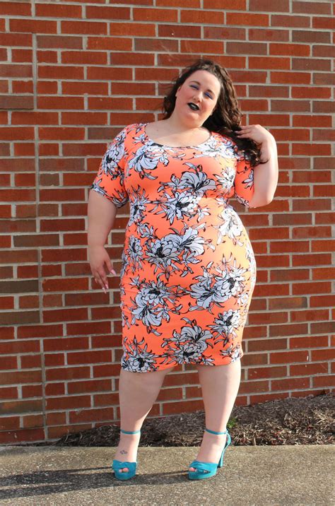 Fuck Yeah Chubby Fashion — Readytostare The Neon Tropic Dress From