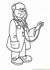 Occupations Coloring Pages Kids Jobs Popular sketch template