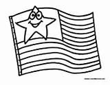 Flag Coloring Star Pages Colormegood Fourth July Holidays sketch template