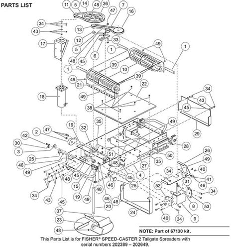 fisher speed caster  drive parts