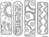 Bookmarks Coloring Color Printable Bookmark Book Pages Kids Print Classroomdoodles Diy Colouring Libros Marks Para Books Reading Separadores Doodles Template sketch template