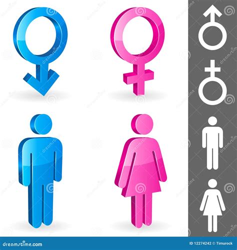 de symbolen van het geslacht vector illustratie illustration  illustratie voorwerpen