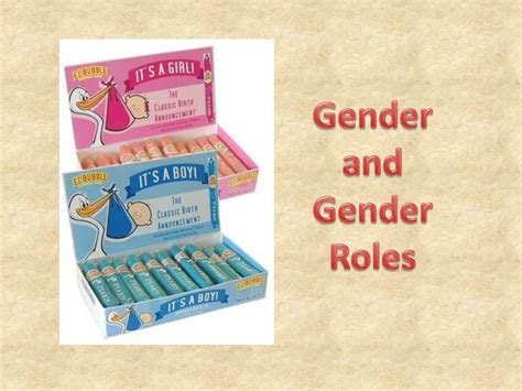 Ppt Gender And Gender Roles Powerpoint Presentation