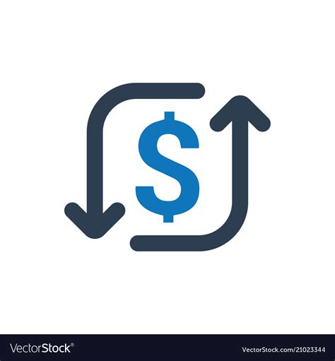 money transaction icon royalty  vector image