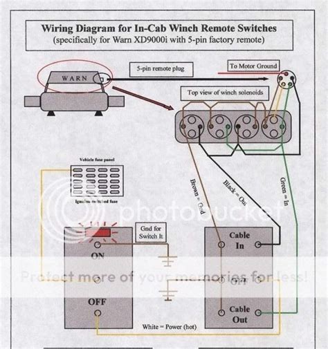winch rocker switch wiring diagram  wiring diagram