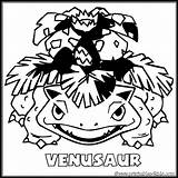 Venusaur Coloring Pokemon Pages Getcolorings Getdrawings Printable sketch template