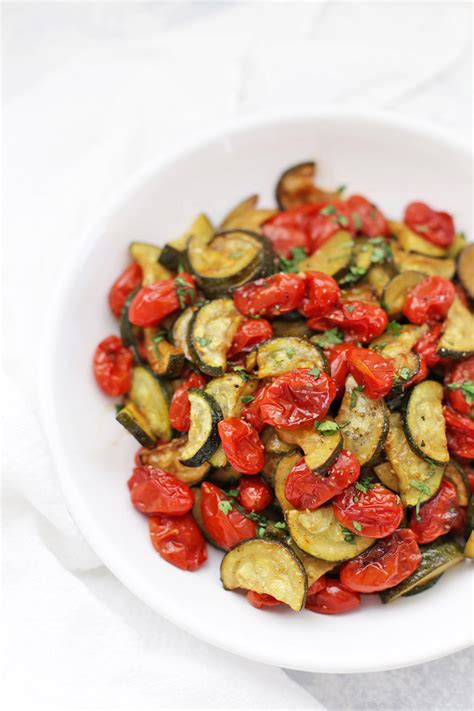 simply roasted zucchini  tomatoes  lovely life