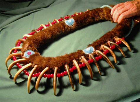 Meskwaki Bear Claw Necklace Claw Necklace Bear Claws