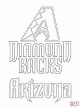 Diamondbacks Coloring Arizona Logo Pages Baseball Mlb Printable Az Backs Diamond Cardinals Color Indians Sport Print Supercoloring Sports Cleveland League sketch template