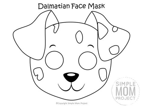printable dog face coloring pages