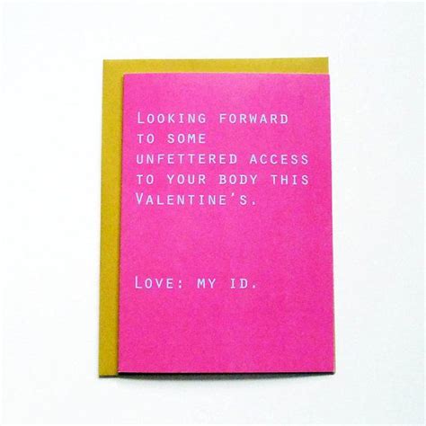Sexy Valentine Card Unfettered Access Funny By Tenseandurgent