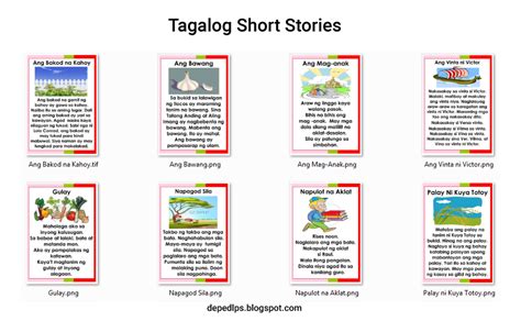 tagalog short stories  readinginstructional deped lps