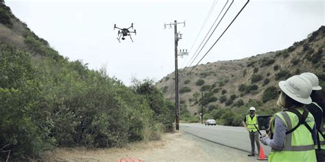 drones   great solution  inspecting  million utility poles  southern california