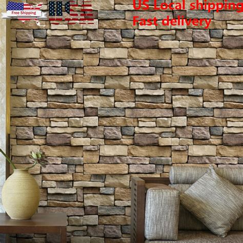 3d Realistic Brick Wall Pape Peel And Stick Self Adhesive Wall Sticker