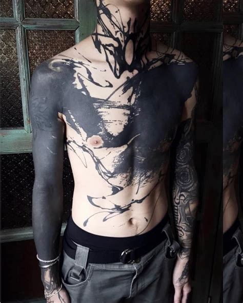 black tattoo blackwork  instagram amazing   atnamikomoth