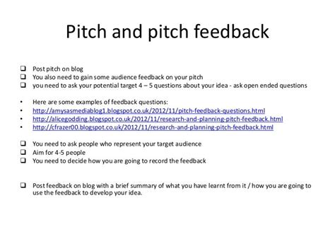 pitch pitch feedback  style sheet