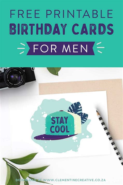 printable birthday cards   premium stay cool birthday cards