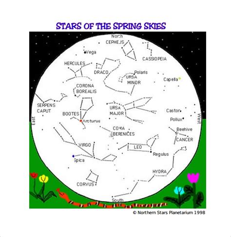 sample star chart templates   ms word