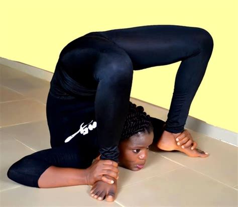Meet Young Nigerian Lady Whose Super Flexible Body Stuns Many Online