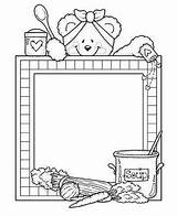 Frames Borders Bear Teddy Clipart Coloring Molduras Picasa Animal Web Book Frame Corners Pages Albums Patterns Colouring Picasaweb Vanessa Preto sketch template