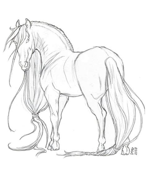 friesian coloring pages coloring pages