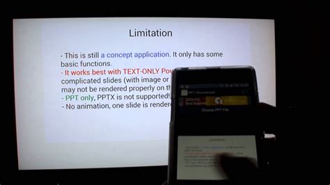 powerpoint  chromecast android app demo youtube