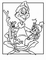 Coloring Dr Pages Seuss Characters Grinch Popular sketch template