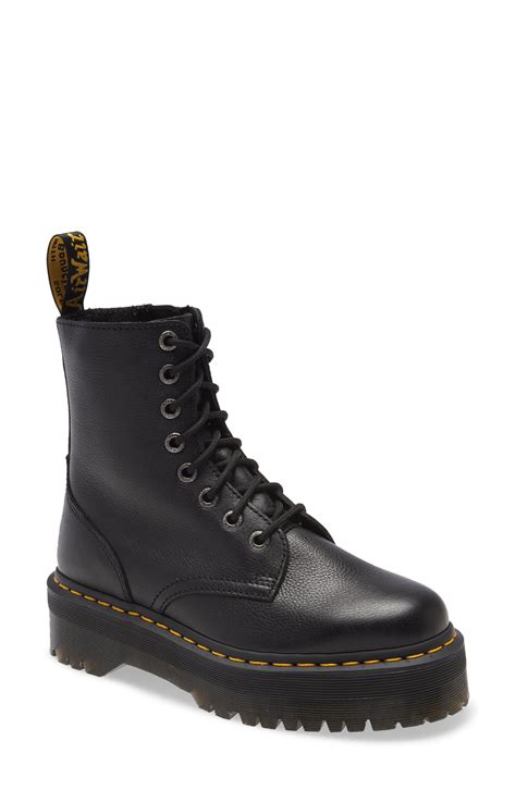 dr martens jadon pisa leather platform boots  black lyst