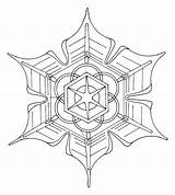 Mandala Mandalas Kleuren Printen Flocon Blogo Flake Neige Schneeflocken Eiskristall Spitzen Coloriage Letscoloringpages Kerstmandala Coloriages Kleurplaten Quando Clicca Meravigliosi Centinaia sketch template