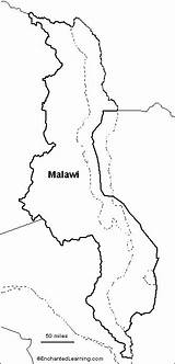 Malawi Map Outline Africa Enchantedlearning Outlinemap sketch template