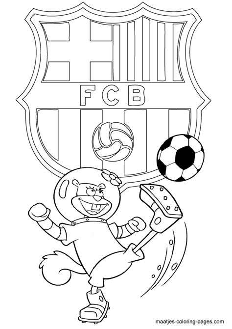 soccer coloring page