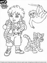 Diego Go Coloring Pages Printable Print Color Cartoons Kids Cartoon Popular Book Them Coloringhome sketch template