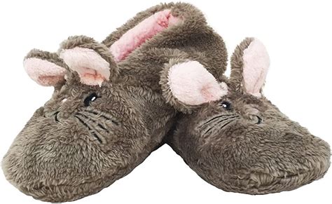 amazoncom puplife footsies bunny slippers snuggle bunny slippers