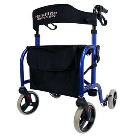 artisan handilite express  wheeled rollator walker diamond athletic