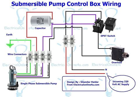 vevor submersible pump wiring diagram