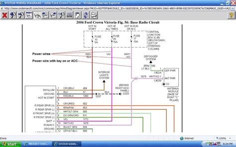 diagram  ford crown vic wiring diagrams mydiagramonline
