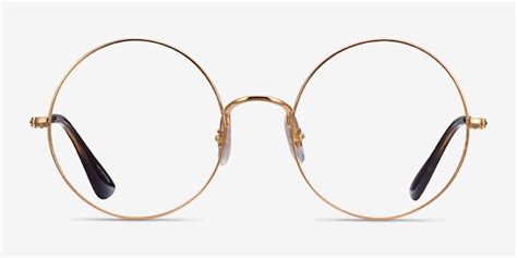ray ban rb6392 round gold frame eyeglasses eyebuydirect