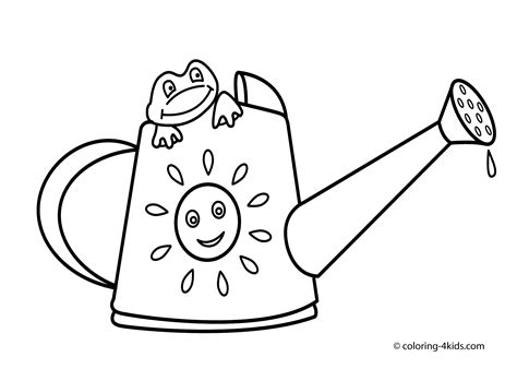 spring coloring pages frog  kids seasons coloring pages printable