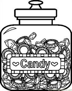 candy jar coloring page coloring candy coloring pages coloring